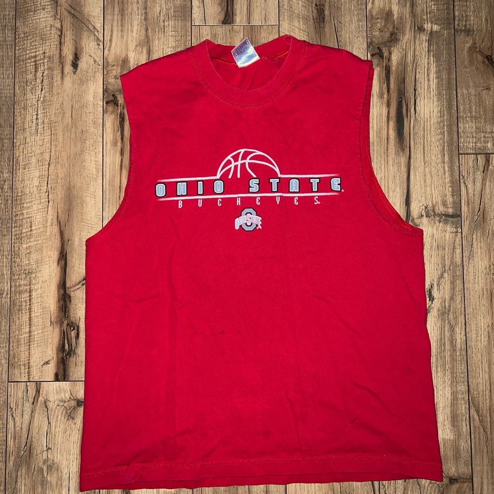 ohio state cut off tee 57
